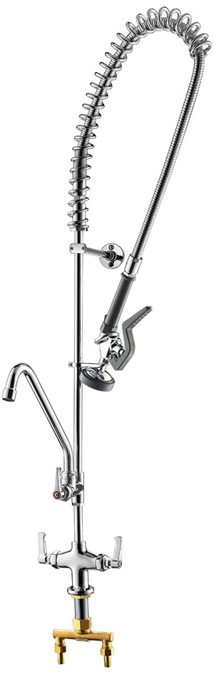 pre rince unit with dual mixer with a pot filler china manufacturer 5801B