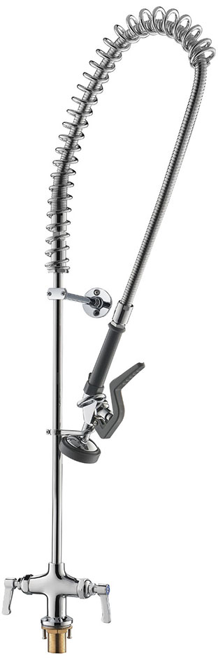 Hob mounted pre rinse unit with dual mixer manufacturer China 5802A