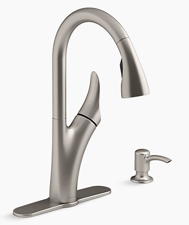 Touchless kitchen faucet