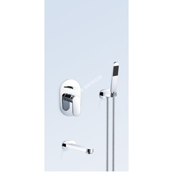 Bath taps with shower